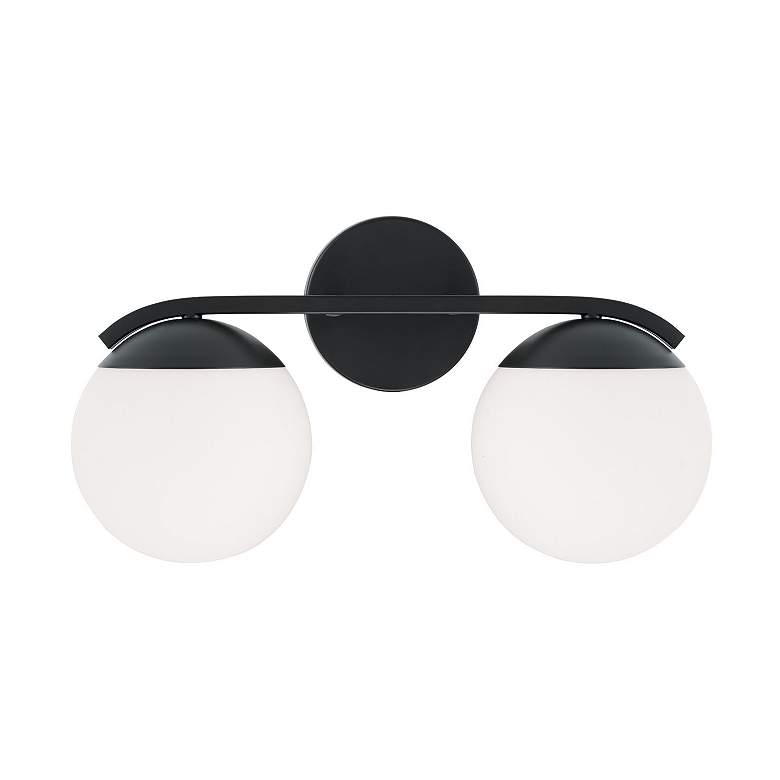 Image 5 Austin Allen & Co Oliver 2 Light Vanity 17" Matte Black more views