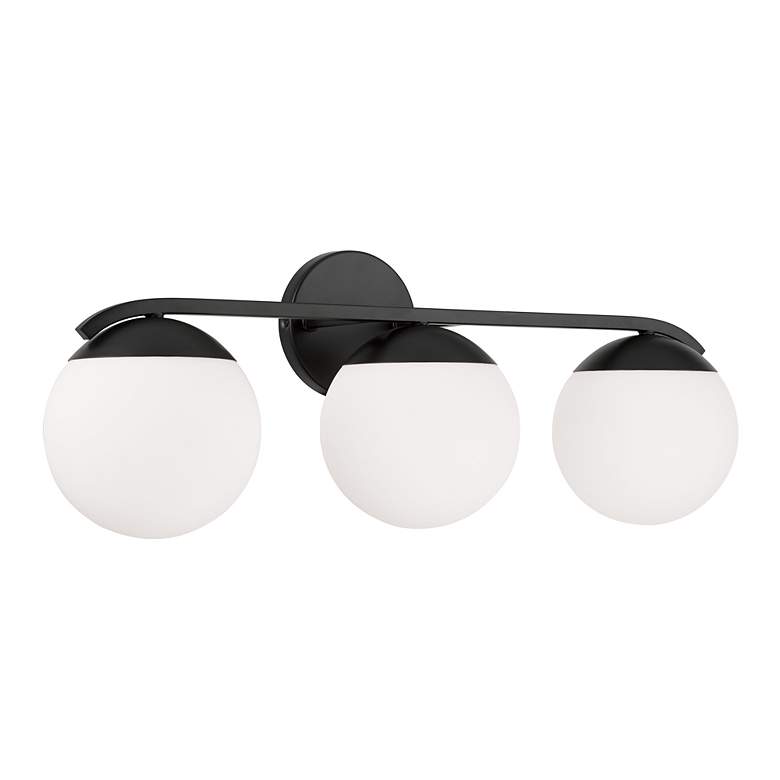 Image 3 Austin Allen & Co Oliver 3 Light Vanity 25.5" Matte Black more views