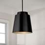 1_Austin Allen & Co Pratt 1 Light Pendant 13" Matte Black