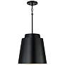 3_Austin Allen & Co Pratt 1 Light Pendant 13" Matte Black more views