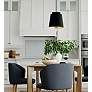 4_Austin Allen & Co Pratt 1 Light Pendant 13" Matte Black more views