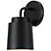 Austin Allen & Co Pratt 1 Light Sconce 5" Matte Black