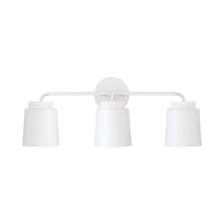 Image 5 Austin Allen & Co Pratt 3 Light Vanity 24.5" Matte White more views