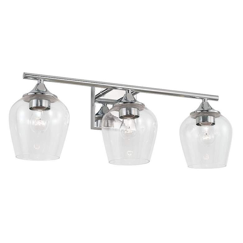 Image 3 Austin Allen & Co Rece 3 Light Vanity 24" Chrome more views