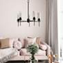 4_Austin Allen & Co Riley 5 Light Chandelier 27.5" Matte Black more views