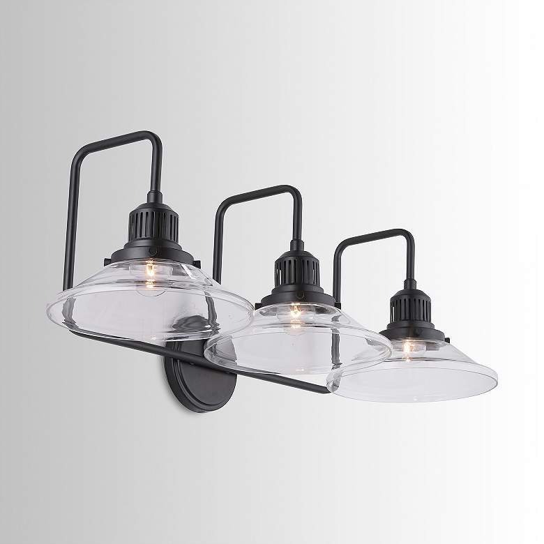 Image 1 Austin Allen & Co Roan 3 Light Vanity 10" Matte Black