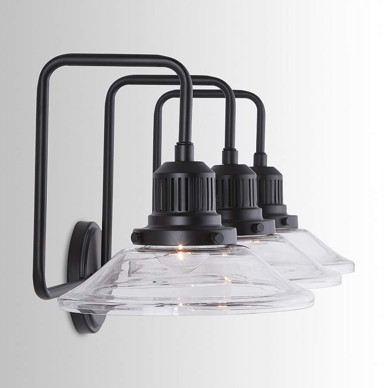 Image 3 Austin Allen & Co Roan 3 Light Vanity 10" Matte Black more views