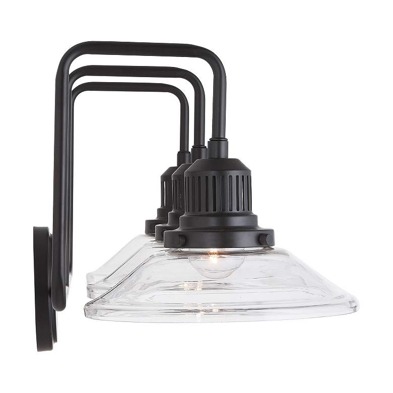 Image 5 Austin Allen & Co Roan 3 Light Vanity 10" Matte Black more views