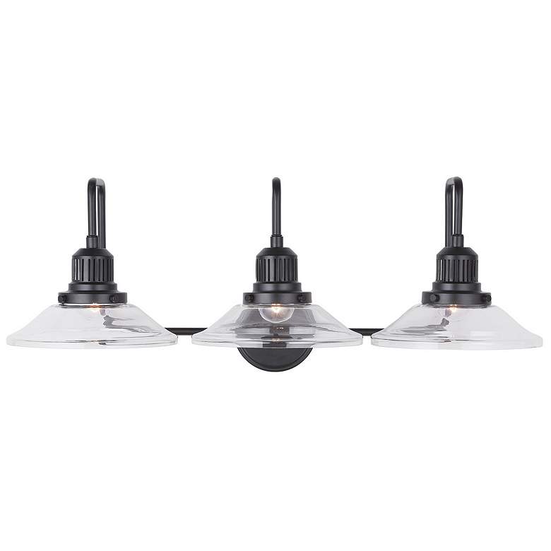 Image 6 Austin Allen & Co Roan 3 Light Vanity 10" Matte Black more views