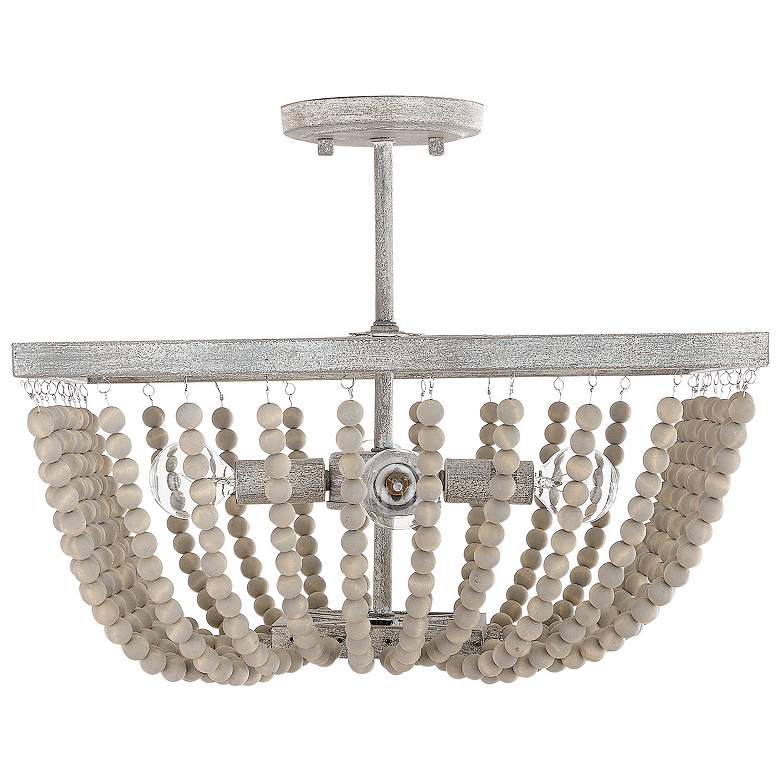 Image 1 Austin Allen & Co Sarah 4 Light Semi Flush 12" Mystic Sand