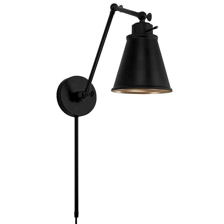 Image 3 Austin Allen & Co Shay 1 Light Sconce 6" Matte Black more views