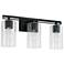 Austin Allen & Co Shelton 3 Light Vanity 18.25" Matte Black