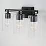 5_Austin Allen & Co Shelton 3 Light Vanity 18.25" Matte Black more views