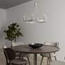 7_Austin Allen & Co Tempe 6 Light Chandelier 30" Brushed Nickel more views