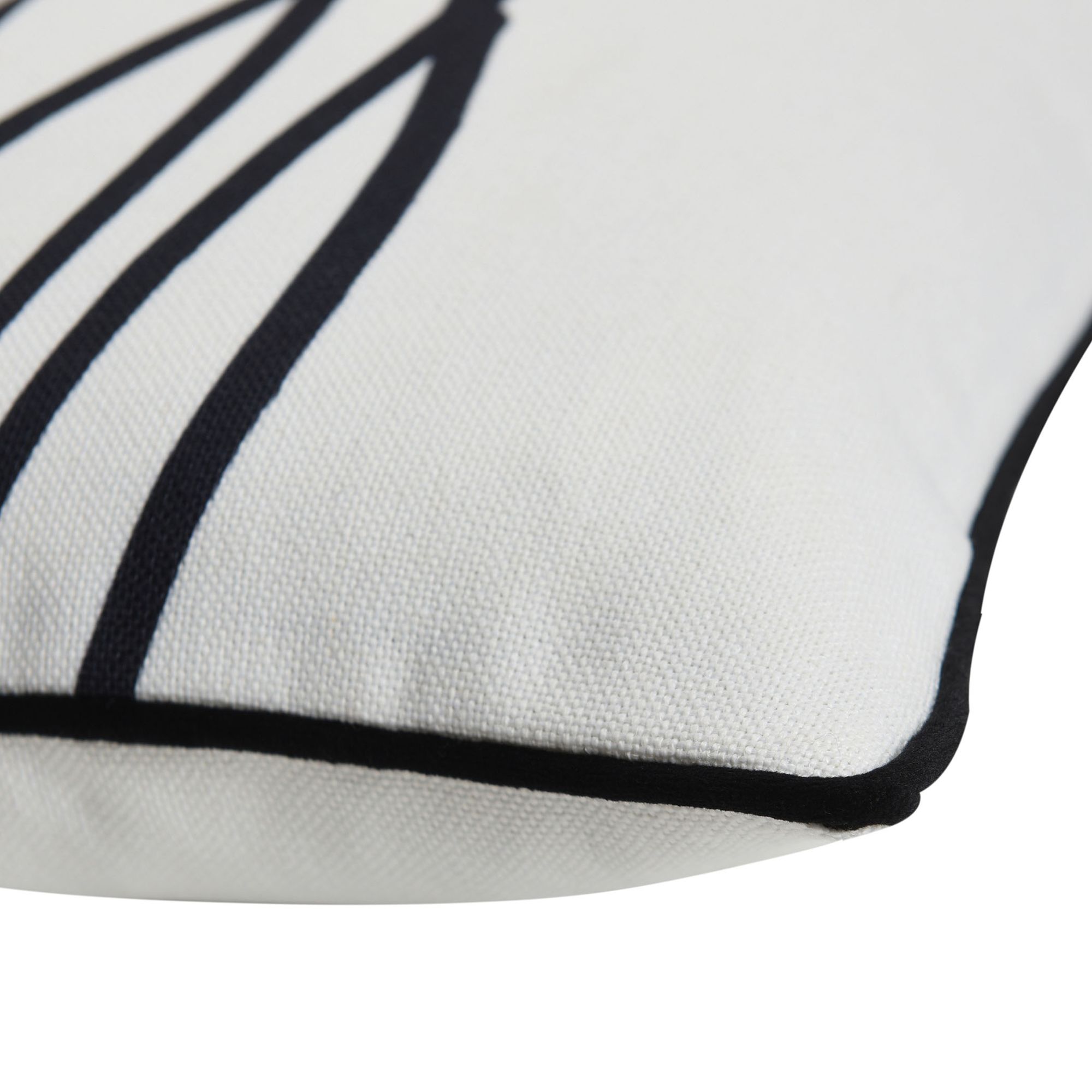 Image 5 Austin Allen James 20" x 12" Wires Pure White Linen Pillow more views