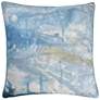 1_Austin Allen James 24" x 24" Ocean Blues Natural Linen Pillow
