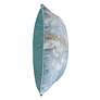 2_Austin Allen James 24" x 24" Ocean Blues Natural Linen Pillow more views