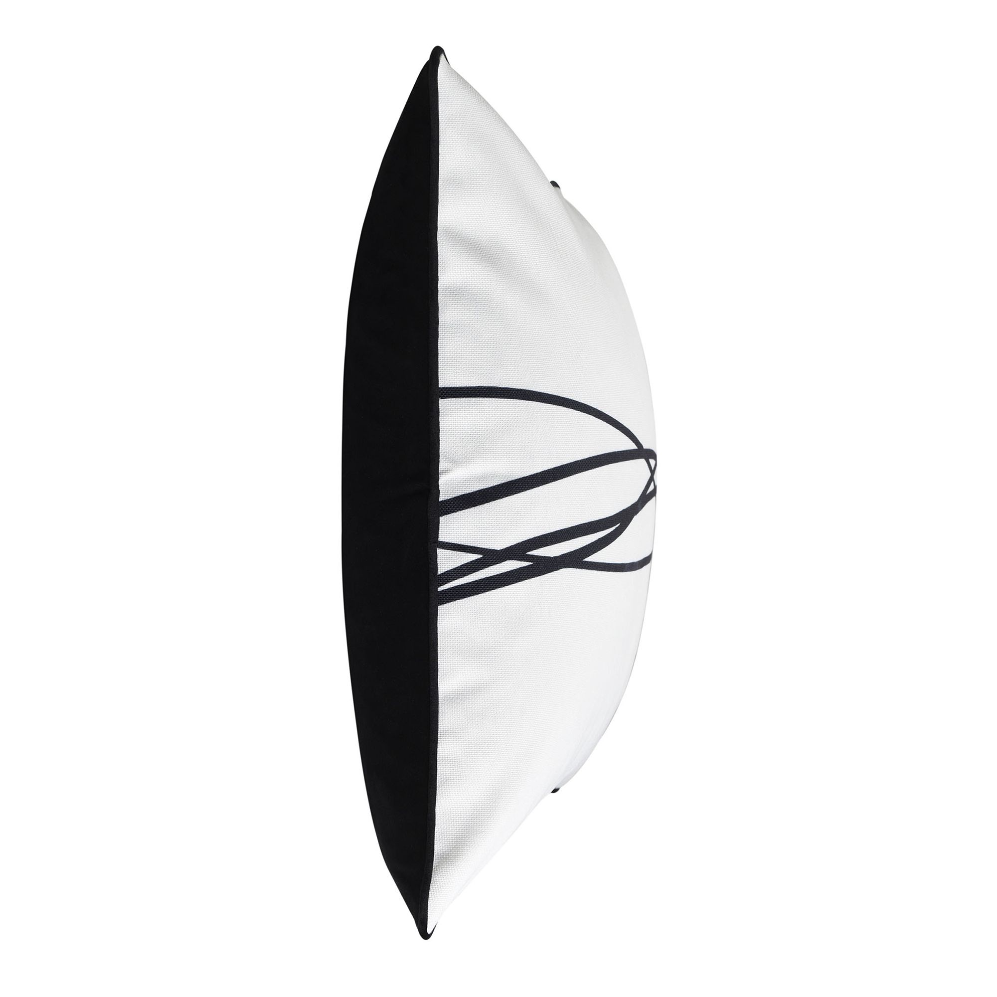 Image 3 Austin Allen James 24" x 24" Wires Pure White Linen Pillow more views