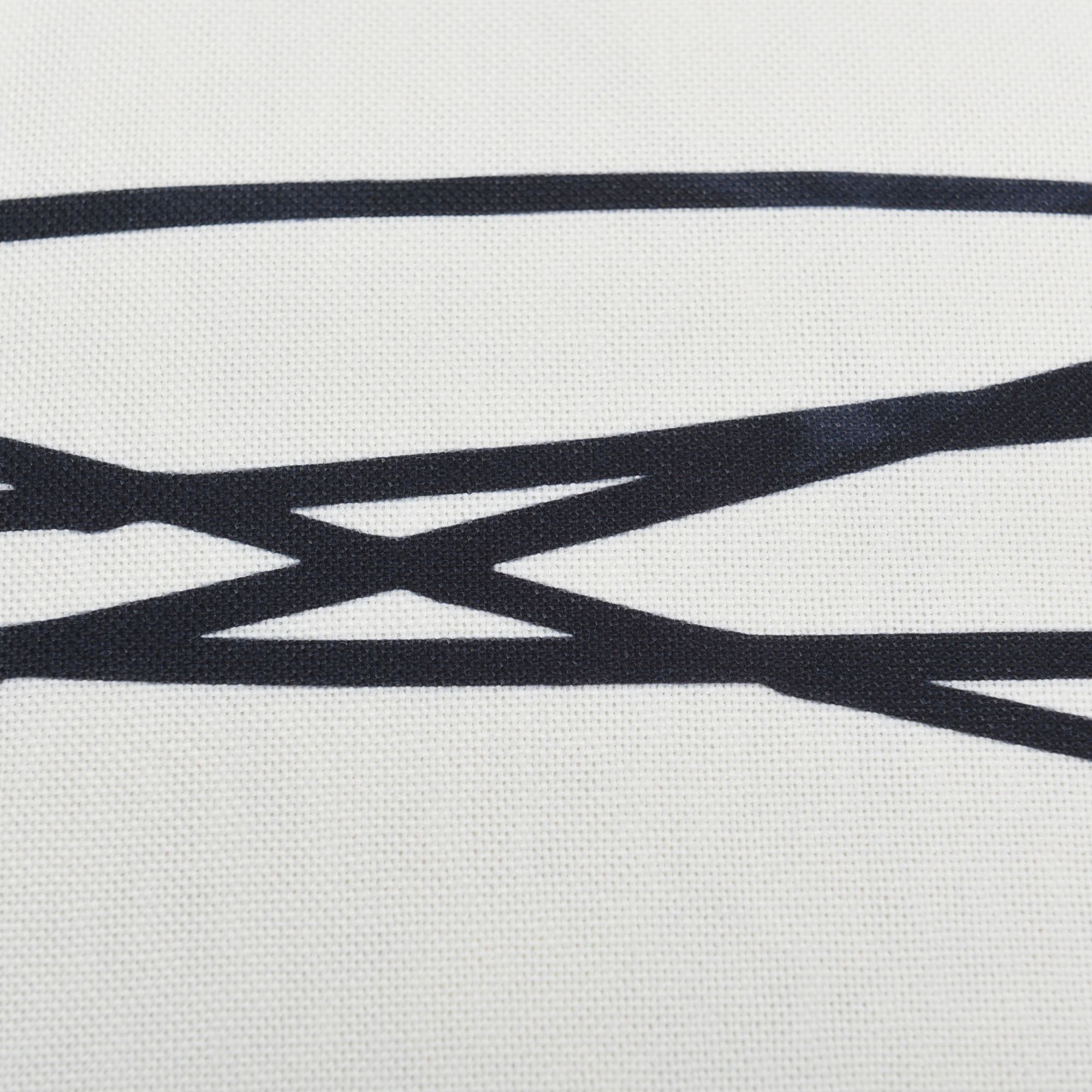 Image 5 Austin Allen James 24" x 24" Wires Pure White Linen Pillow more views