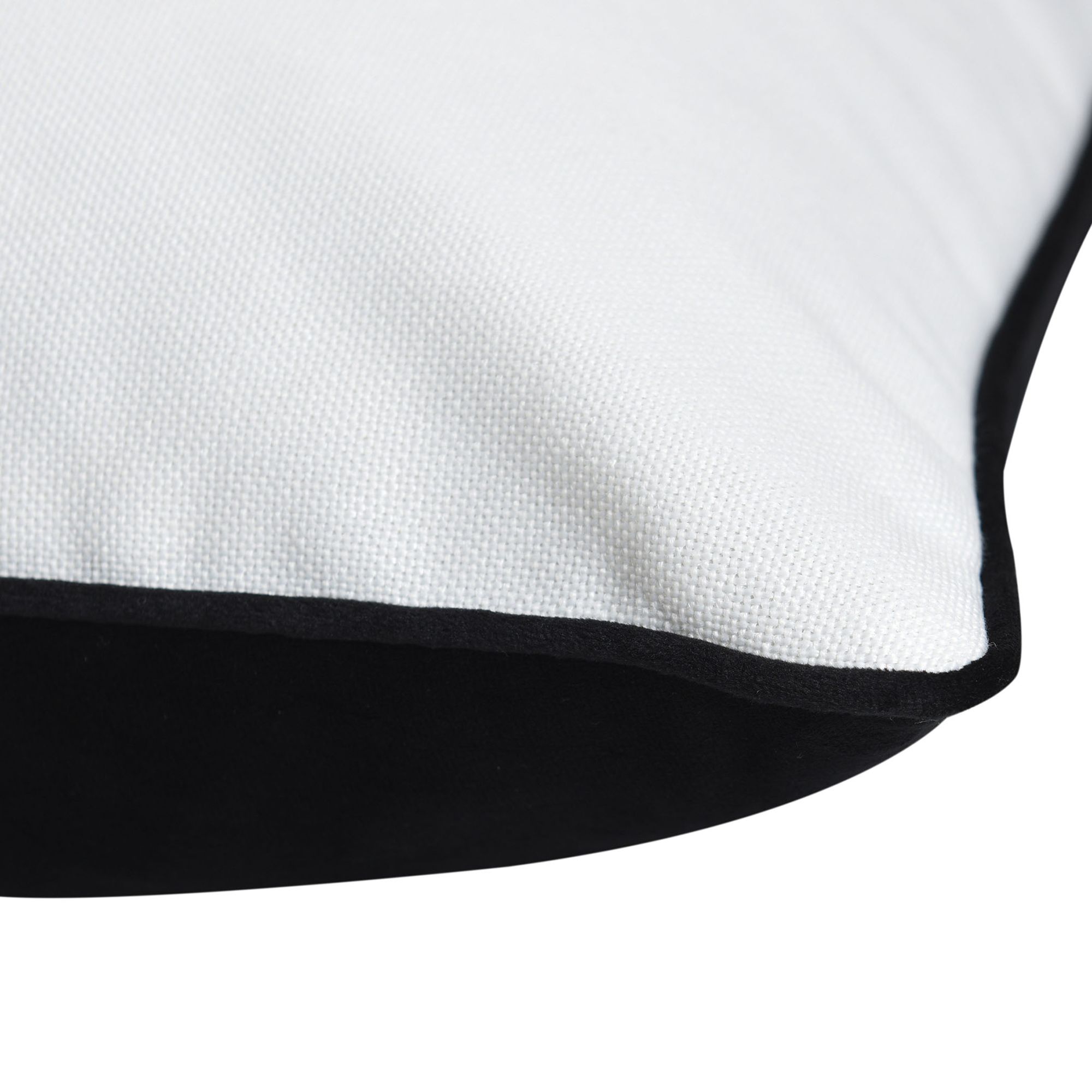 Image 6 Austin Allen James 24" x 24" Wires Pure White Linen Pillow more views