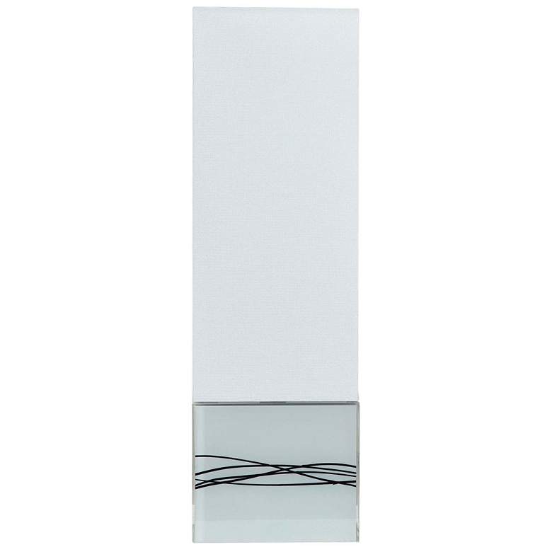 Image 1 Austin Allen James Aragonia 19" High White Table Lamp With White Shade