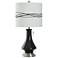Austin Allen James Bleaker 29" High Black Glass Table Lamp With Art Sh