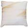 Austin Allen James Bloom 24" x 24" Cream And Yellow Linen Art Pil