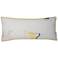 Austin Allen James Carousel 35" x 15" Cream And Yellow Linen Art