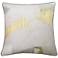 Austin Allen James Forest Drift 24" x 24" Cream And Yellow Linen