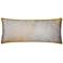 Austin Allen James Napels 35" x 15" Cream And Yellow Linen Art Pi