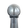 4_Austin Allen James Pawn 13.8" High Smoke Blue Plated Glass Vase more views
