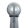 4_Austin Allen James Pawn 17.8" High Smoke Blue Plated Glass Vase more views