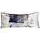 Austin Allen James Toy Soldier 35" x 15" Cream And Black Linen Ar