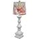 Austin Antique White Table Lamp, Sea Life Shade 29"H.