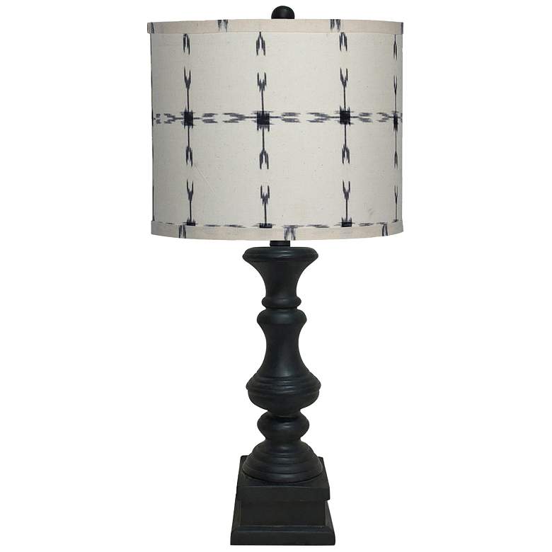 Image 1 Austin Black Dakota Shade Table Lamp