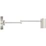 5_Austin Brushed Steel LED Hardwired Swing Arm Wall Lamp more views