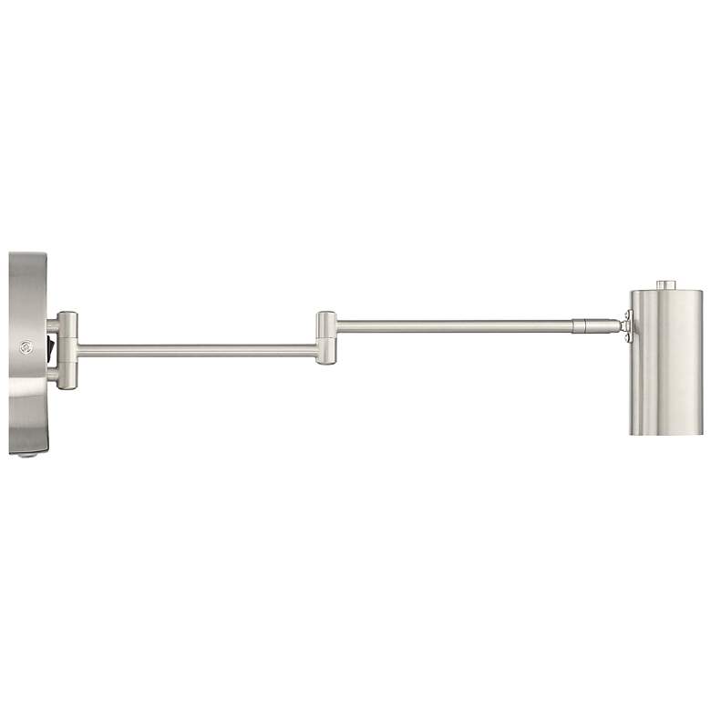 Image 6 Austin Brushed Steel LED Hardwired Swing Arm Wall Lamp more views