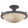 2_Austin Collection 16 1/4" Wide 3-Light Rustic Iron Ceiling Light