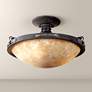 1_Austin Collection 16 1/4" Wide 3-Light Rustic Iron Ceiling Light
