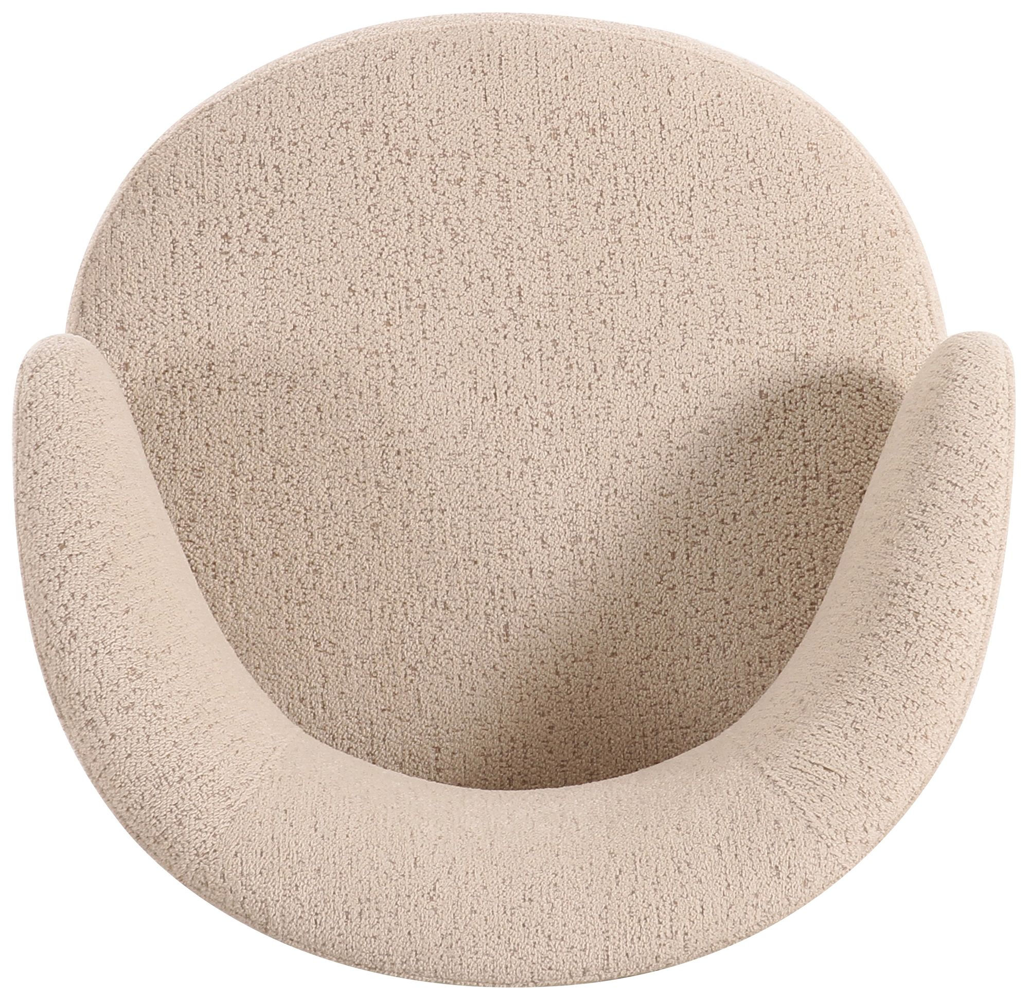 Image 4 Austin Cream Boucle Swivel Chair more views