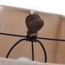 6_Austin Patchwork Bronze Cream Gold Leaf Table Lamp more views