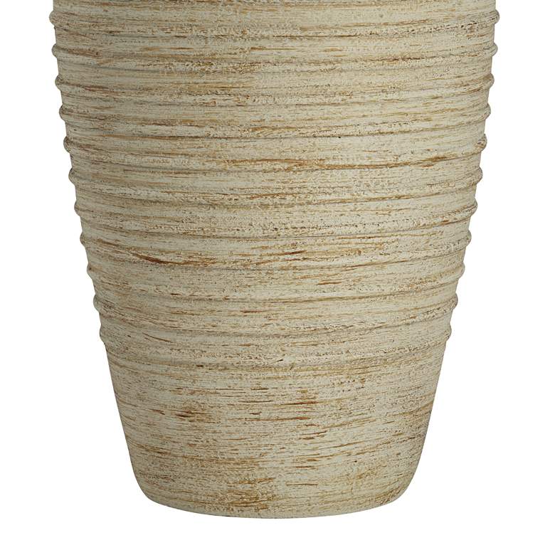 Image 7 Austin Sand Ridged Southwest Rustic Jug Table Lamp With USB Dimmer more views