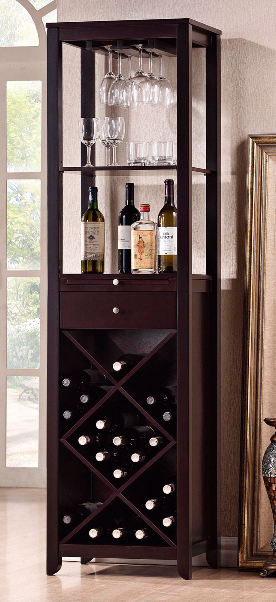 Wine cabinet discount for small spaces