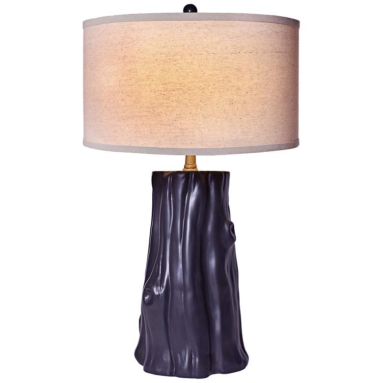 Image 1 Austin Tree Stump Charcoal Novelty Table Lamp