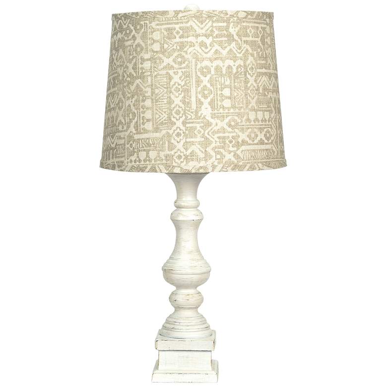Image 1 Austin White Country Cottage Table Lamp