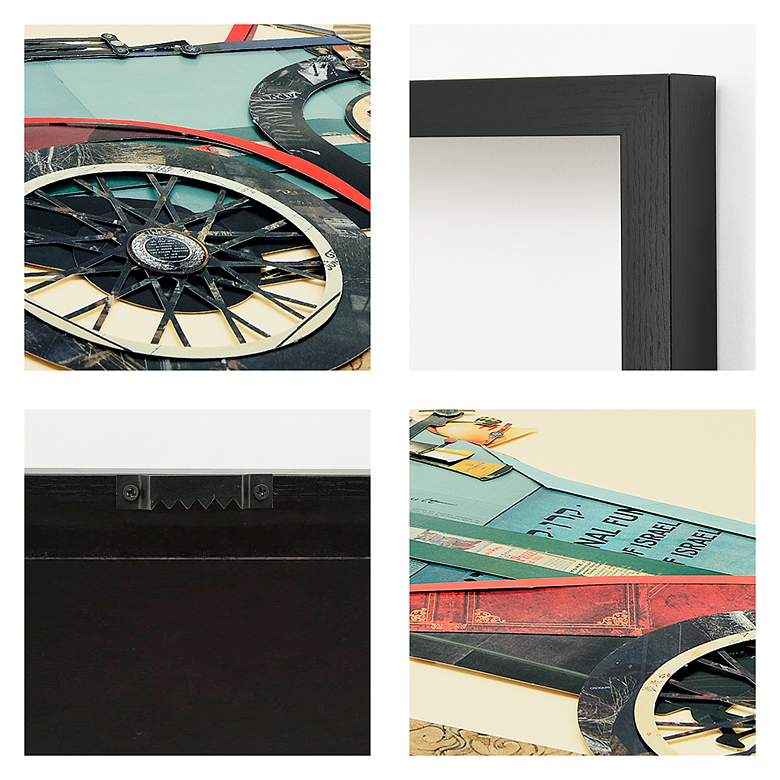 Image 3 Automobile #1 48 inch Wide Dimensional Collage Framed Wall Art more views