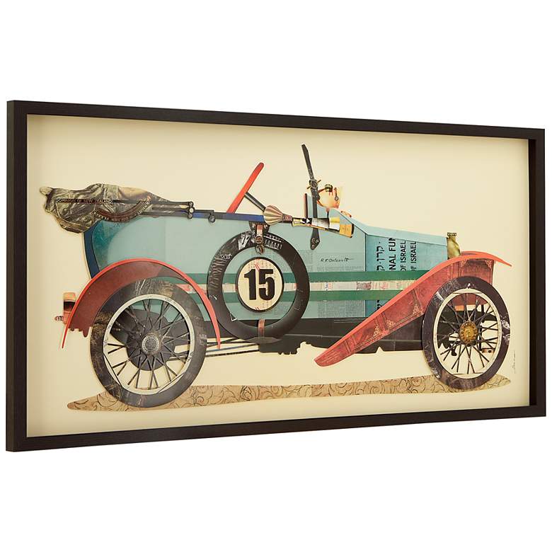 Image 4 Automobile #1 48" Wide Dimensional Collage Framed Wall Art more views
