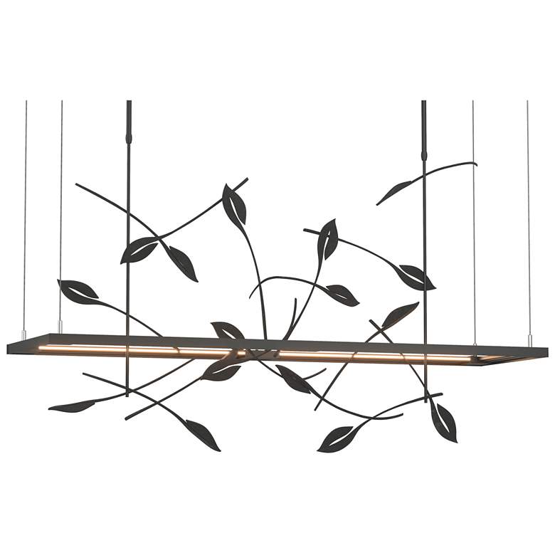 Image 1 Autumn 53.4" Wide Black Short Height LED Pendant