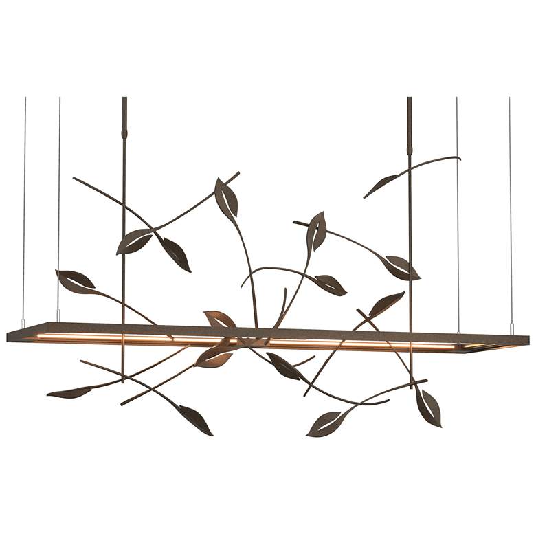 Image 1 Autumn 53.4" Wide Bronze Short Height LED Pendant