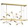 Autumn 53.4" Wide Modern Brass Standard LED Pendant